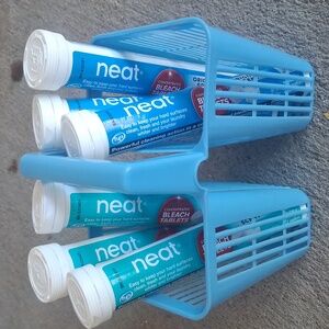 Set of (6) neat Bleach Concentrated Tablets In a Tube